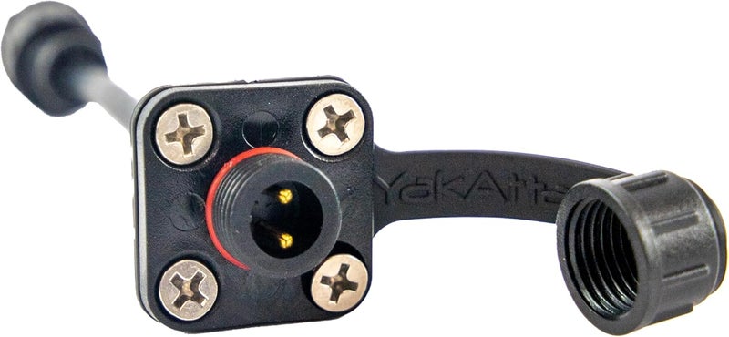 YakAttack GridLoc Through Hull Wiring Kits for Device Battery Connections | Kayak Fishing & Track Mount Accessories - Image 1